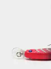 Розовый cекционный 3D воблер (9см, 7гр)