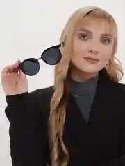 Черный солнцезащитные женские очки
