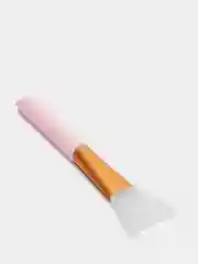 Кисть силиконовая и кисть с ворсом для нанесения маски, микс два цвета, 16см