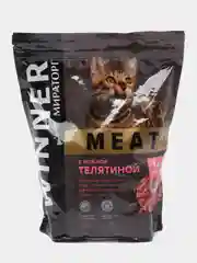 Корм с нежной телятиной для кошек Winner Meat Мираторг, 750 гр