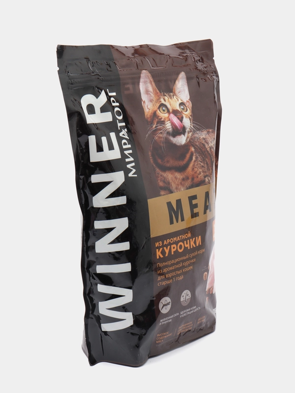 Корм из ароматной курочки для кошек Winner Meat Мираторг, 750 гр