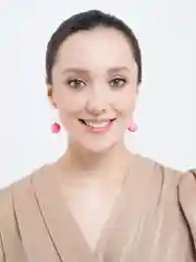 Розовый серьги-кольца