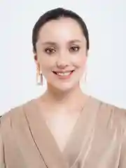 Золотой серьги крупные геометрические