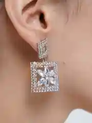 Серебряный серьги