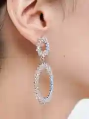 Хром серьги