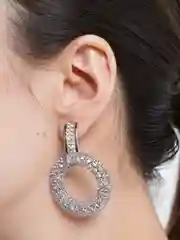 Серебряный серьги