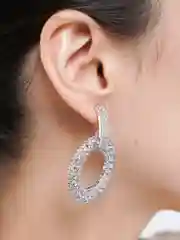 Серебряный серьги