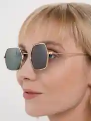 Зеленый женские квадратные солнцезащитные очки