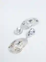 Оранжевый серьги бижутерные, разные виды
