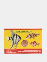 Корм АКВА МЕНЮ Эктив 11гр.(хлопья) для крупных и активных аквариумных рыб