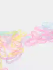 Розовый резинки для животных (кошек, собак) повышенной прочности, набор 100 шт