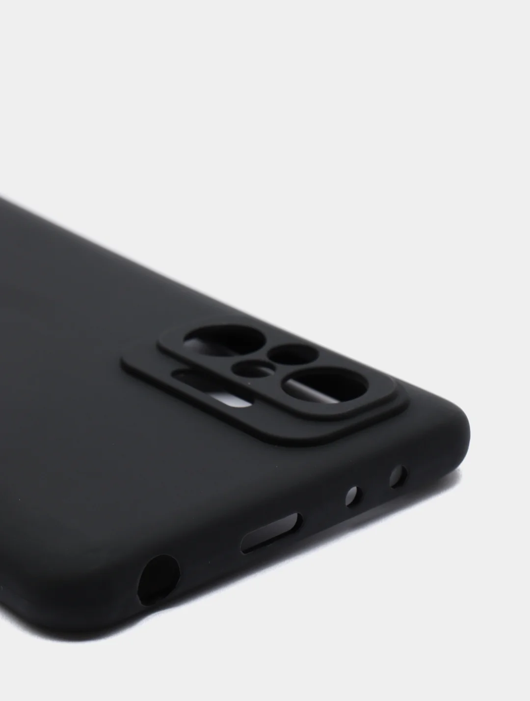 Черный чехол Xiaomi Redmi Note 10 Pro / Note 10 Pro Max силиконовый
