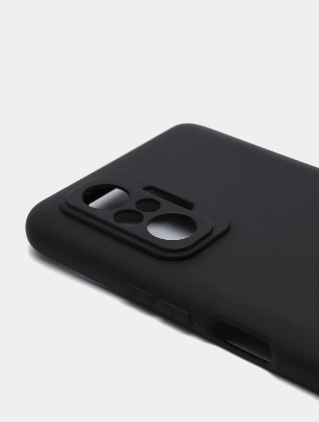 Черный чехол Xiaomi Redmi Note 10 Pro / Note 10 Pro Max силиконовый