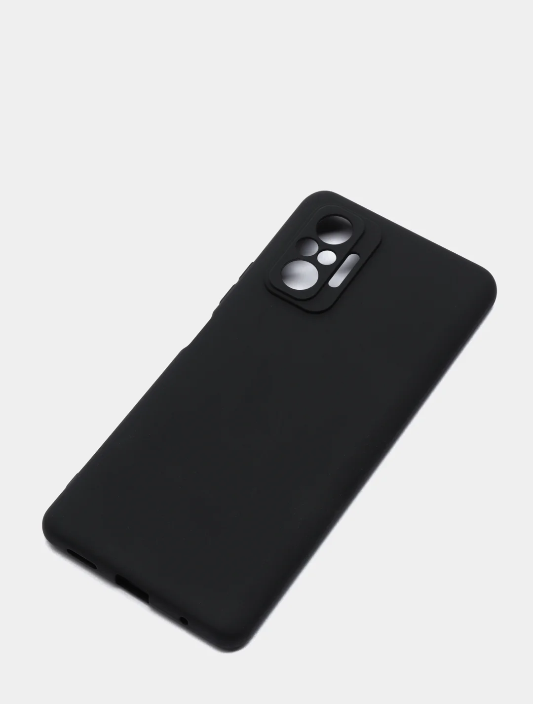 Черный чехол Xiaomi Redmi Note 10 Pro / Note 10 Pro Max силиконовый