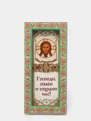 Красный икона на подставке, 17 х 8 см