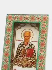 Желтый икона на подставке, 17 х 8 см