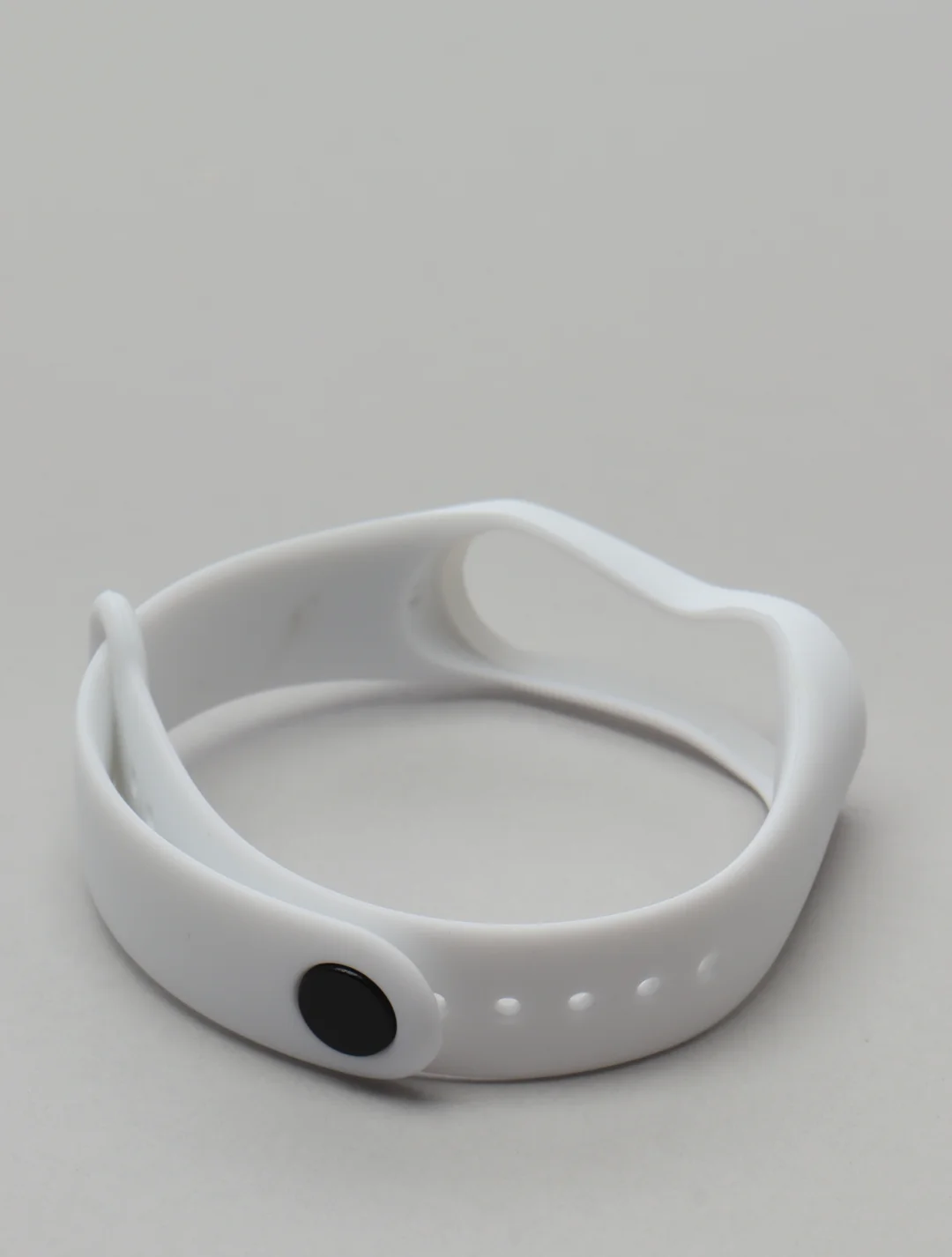 Белый силиконовый ремешок для Xiaomi Mi Band 3, Mi Band 4