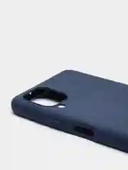 Темно-синий чехол силиконовый для Samsung Galaxy A12 / M12 ( Самсунг А12 / М12)