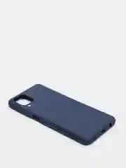 Темно-синий чехол силиконовый для Samsung Galaxy A12 / M12 ( Самсунг А12 / М12)