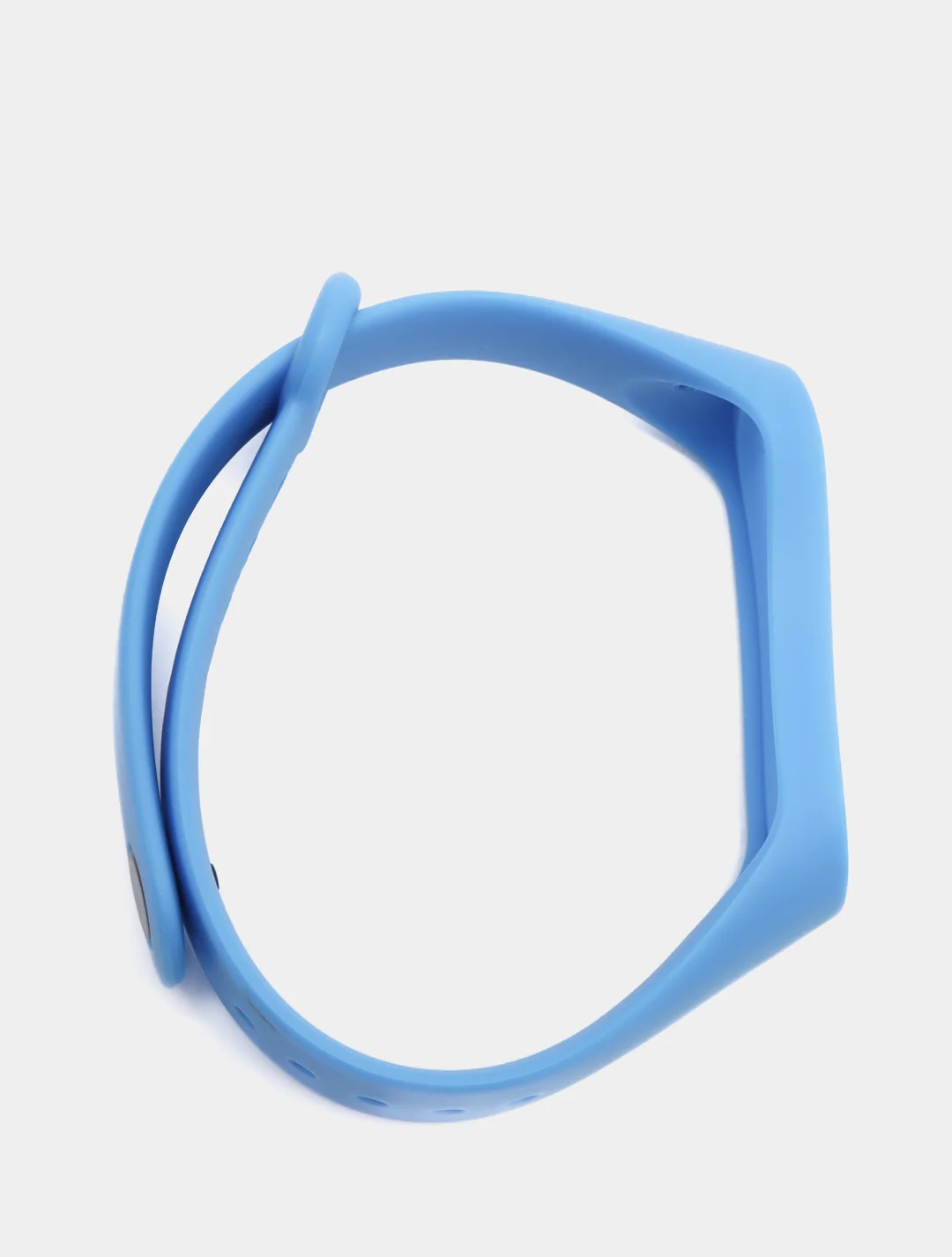 Голубой силиконовый ремешок Xiaomi Mi Band 3, Mi Band 4 (Сяоми Ми Бэнд 3, Ми Бэнд 4)