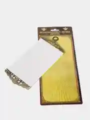 Лимонный икона-хоругвия на подвесе, 9 х 19 см