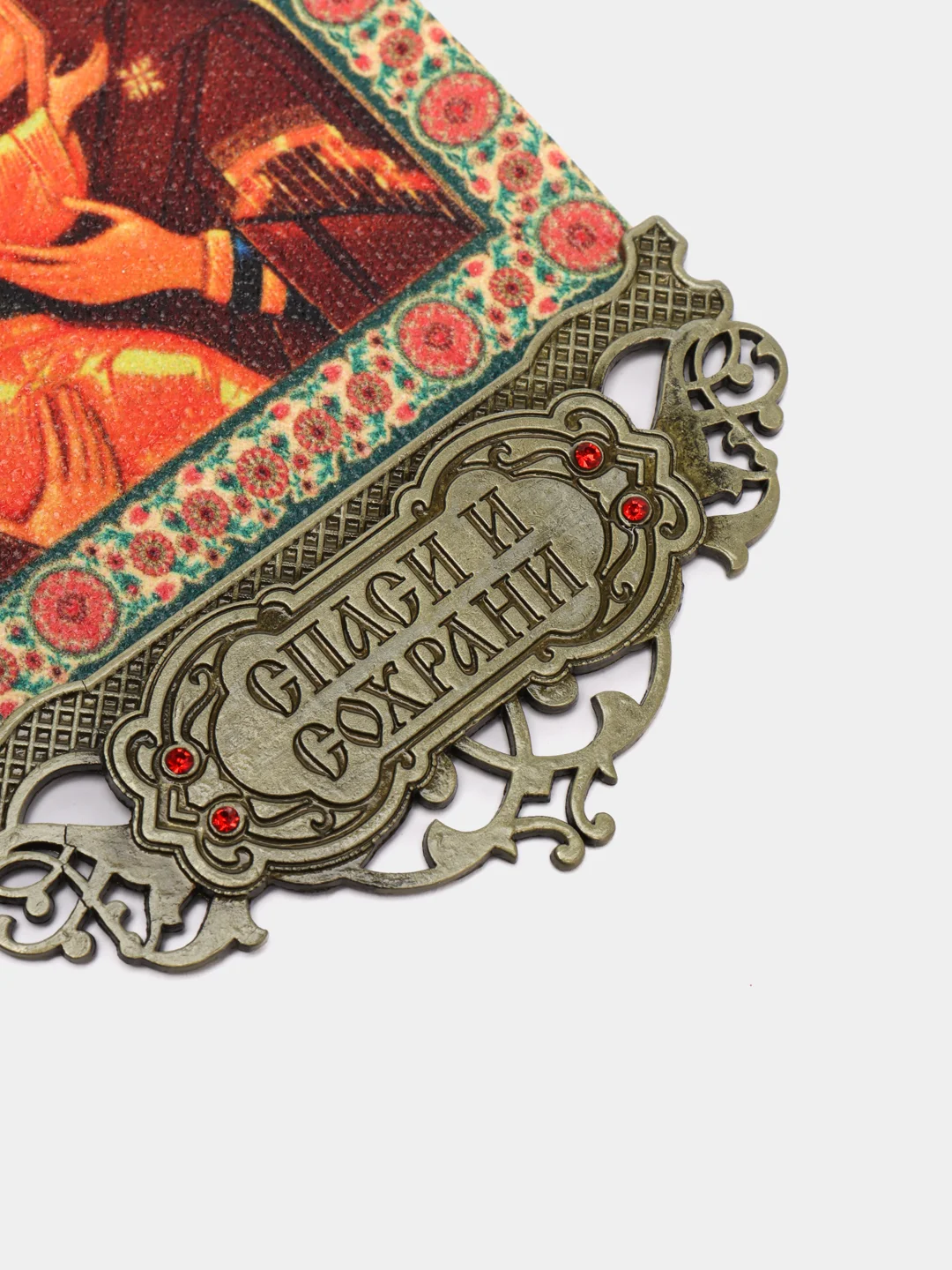Багровый икона-хоругвь, 7 х 15 см