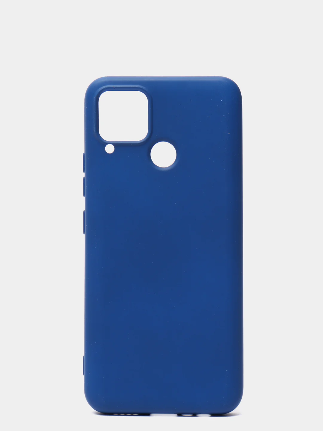 Синий чехол для Realme C15, силиконовый