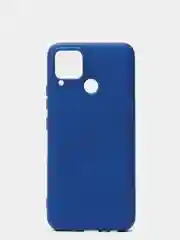Синий чехол для Realme C15, силиконовый