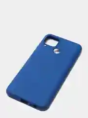 Синий чехол для Realme C15, силиконовый