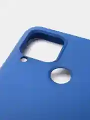 Синий чехол для Realme C15, силиконовый