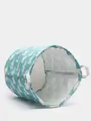 Небесно-голубой корзина для хранения вещей складная