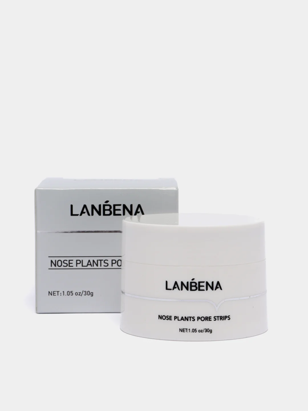 Белая маска от черных точек Lanbena "Plants Pore Strips", 30 г