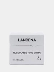 Белая маска от черных точек Lanbena "Plants Pore Strips", 30 г