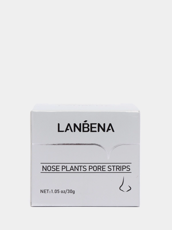 Белая маска от черных точек Lanbena "Plants Pore Strips", 30 г