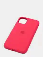 Вишнёвый чехол Silicone Case для iPhone 11 с закрытым низом