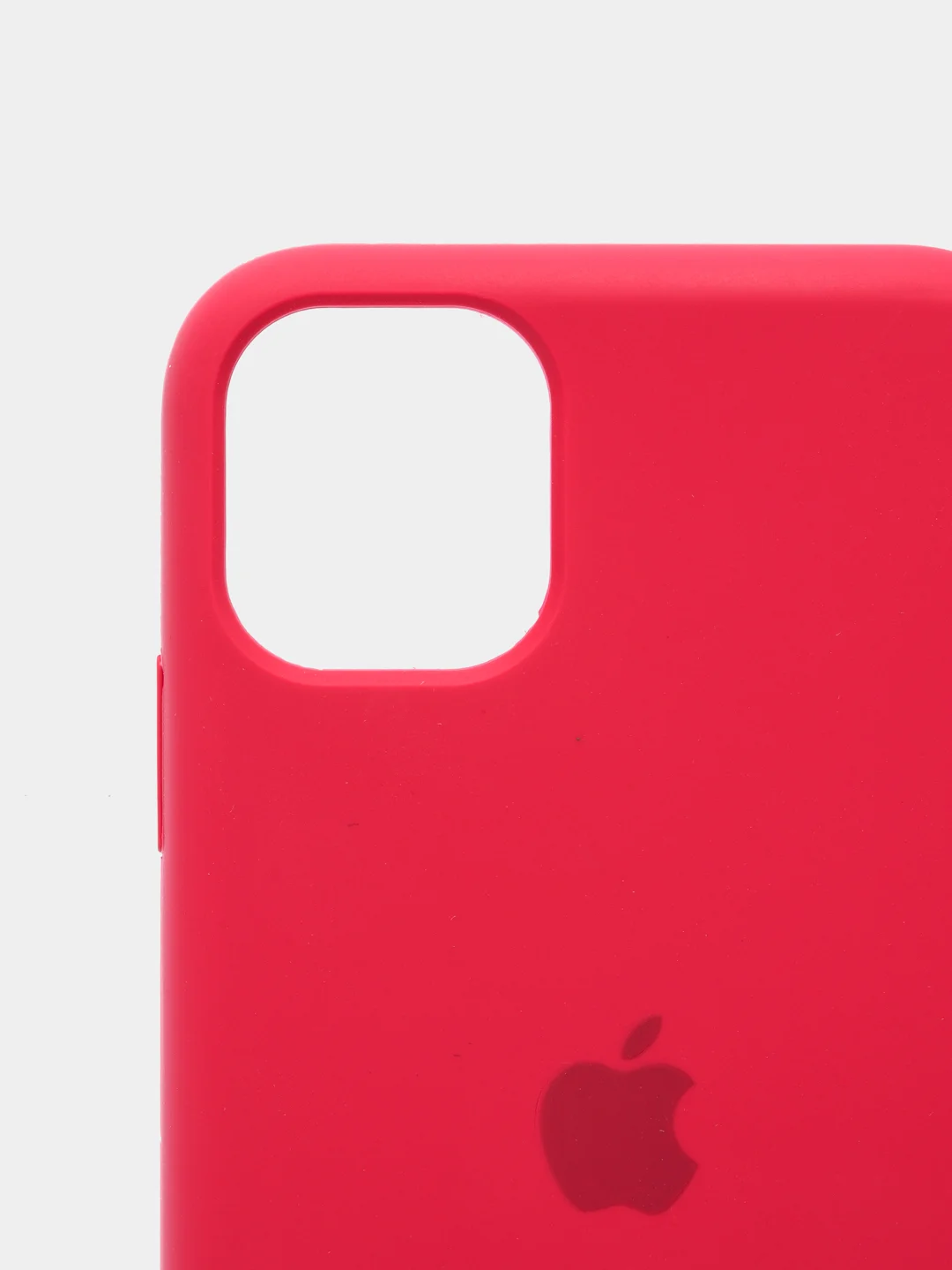 Вишнёвый чехол Silicone Case для iPhone 11 с закрытым низом