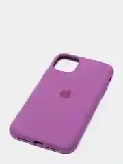 Пурпурный чехол Silicone Case для iPhone 11 с закрытым низом