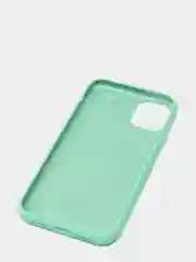 Мятный чехол Silicone Case для iPhone 11 с закрытым низом