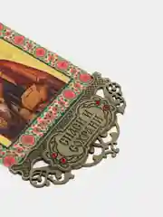 Золотой икона-хоругвь, 7 х 15 см