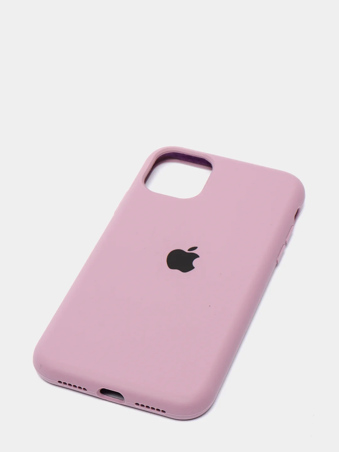 Сиреневый чехол Silicone Case для iPhone 11 с закрытым низом