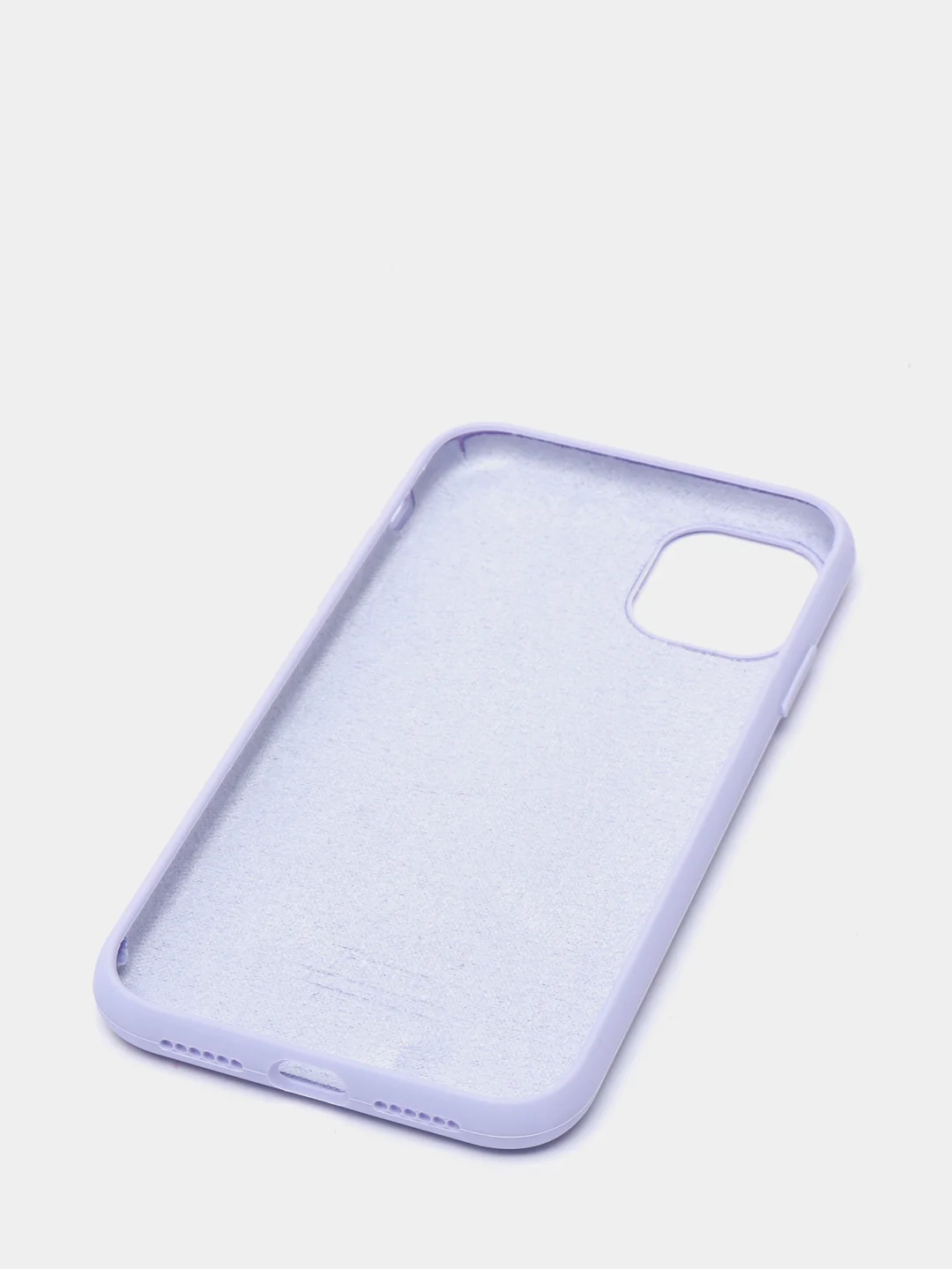 Лавандовый чехол Silicone Case для iPhone 11 с закрытым низом