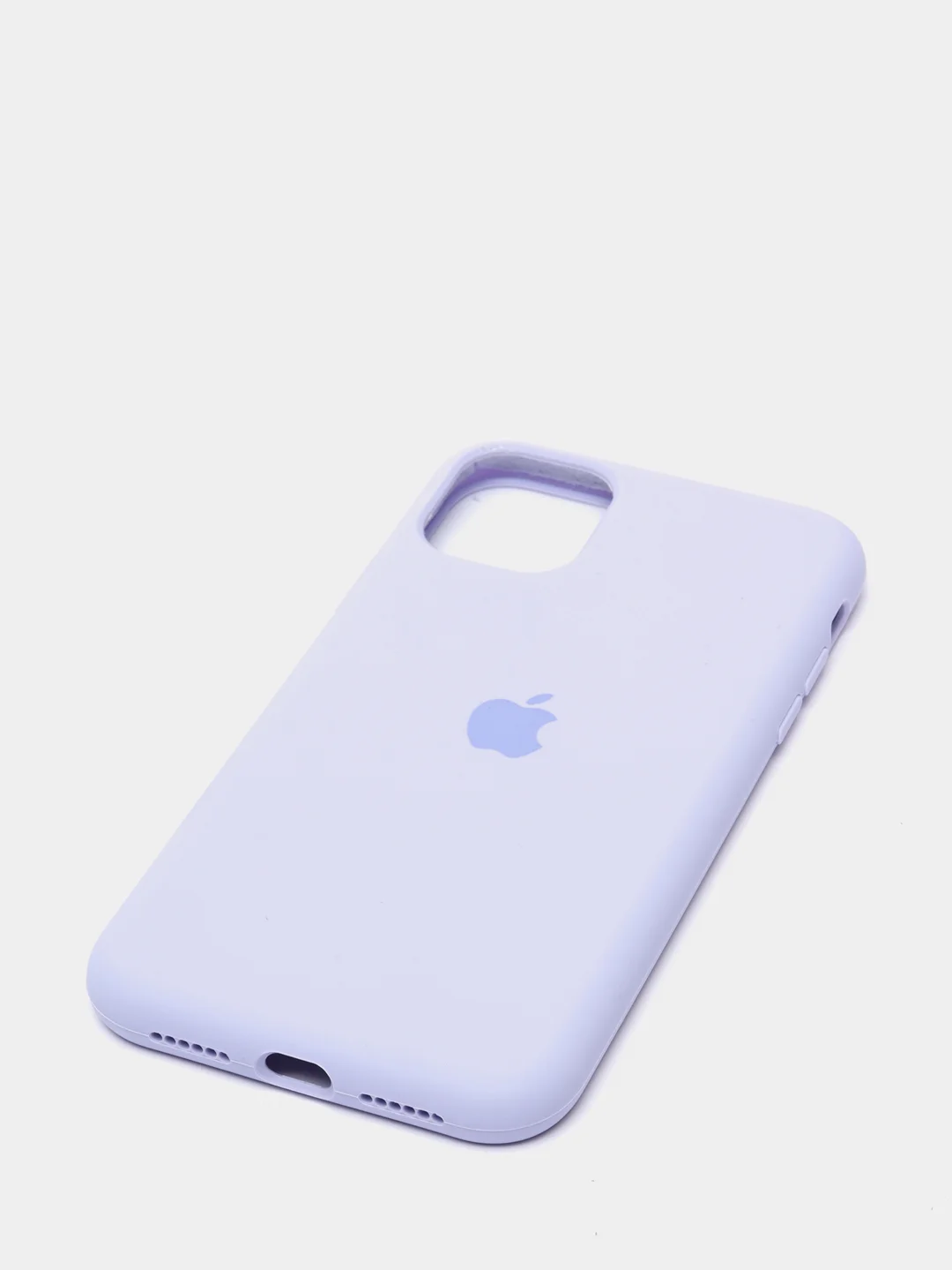 Лавандовый чехол Silicone Case для iPhone 11 с закрытым низом