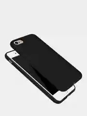 Чехол iPhone 7 / 8 / SE 2020 черный силиконовый (Айфон 7 / 8 / СЕ)