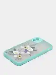 Зеленый чехол для iPhone 7/8/XR/X/XS/Max/11/12/13/Pro/Max/mini/Plus/айфон про макс с принтом