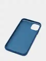 Синий чехол Silicone Case для iPhone 11 с закрытым низом