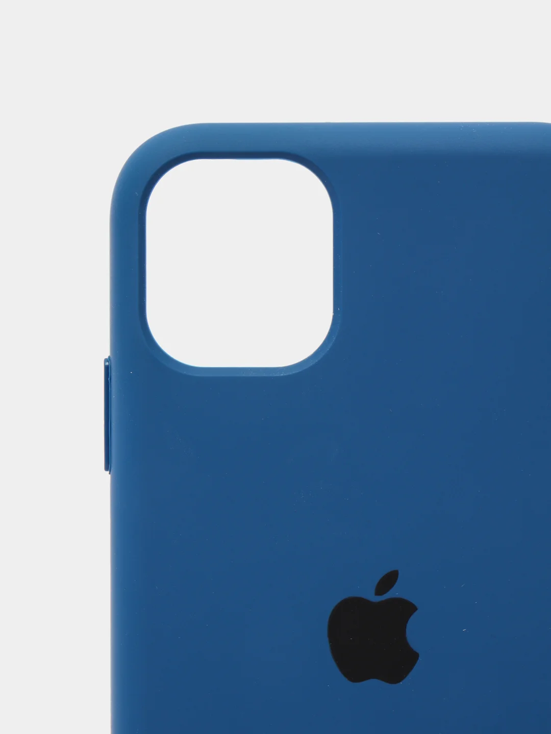 Синий чехол Silicone Case для iPhone 11 с закрытым низом