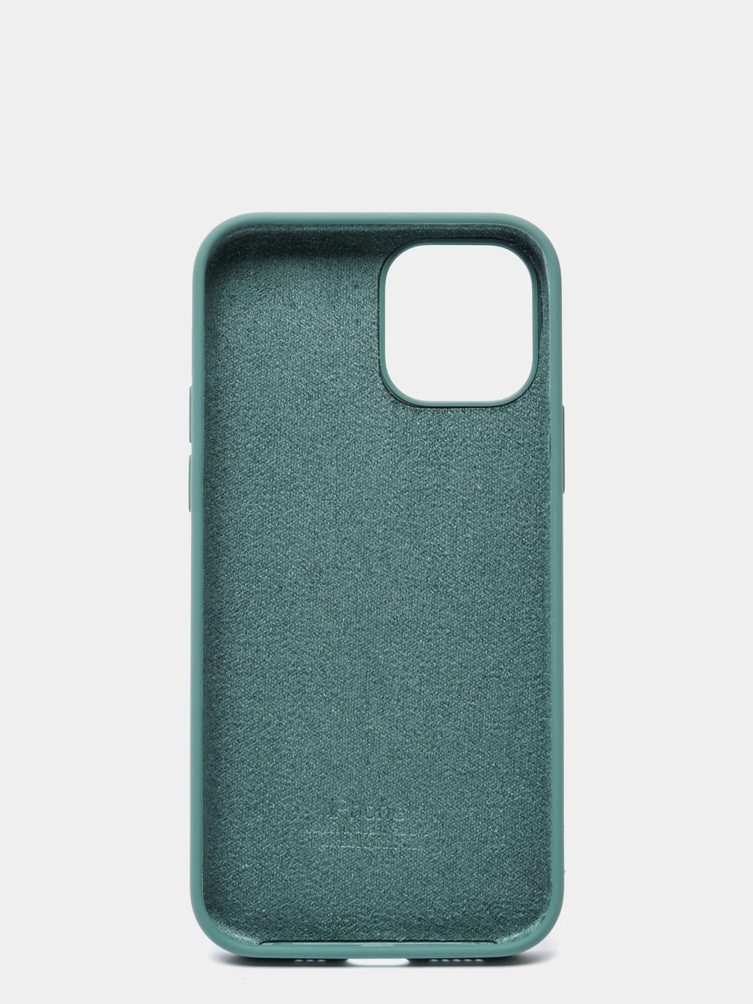 Зеленый чехол Silicone Case для iPhone 12 / iPhone 12 Pro, закрытый низ
