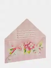 Розовый конверты для денег на татарском языке, татарская открытка