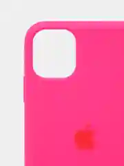 Фуксия чехол Silicone Case для iPhone 11 с закрытым низом