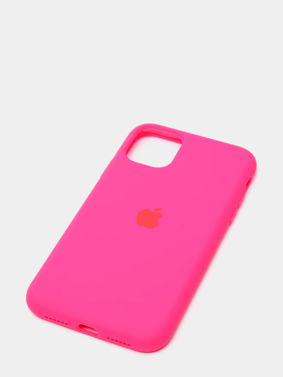 Фуксия чехол Silicone Case для iPhone 11 с закрытым низом